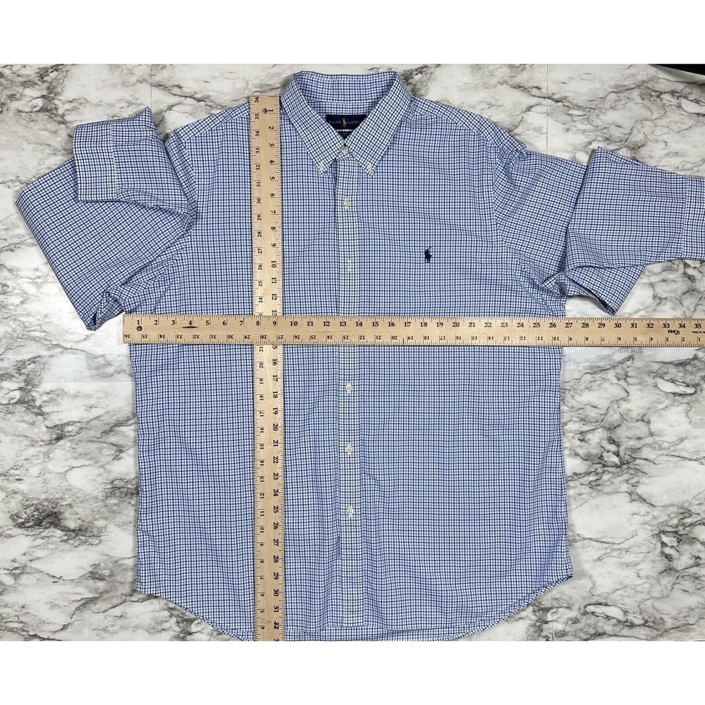 Ralph Lauren Classic Fit Shirt Mens Size 2XL Multicolor Plaid Long Sleeve - Picture 6 of 8
